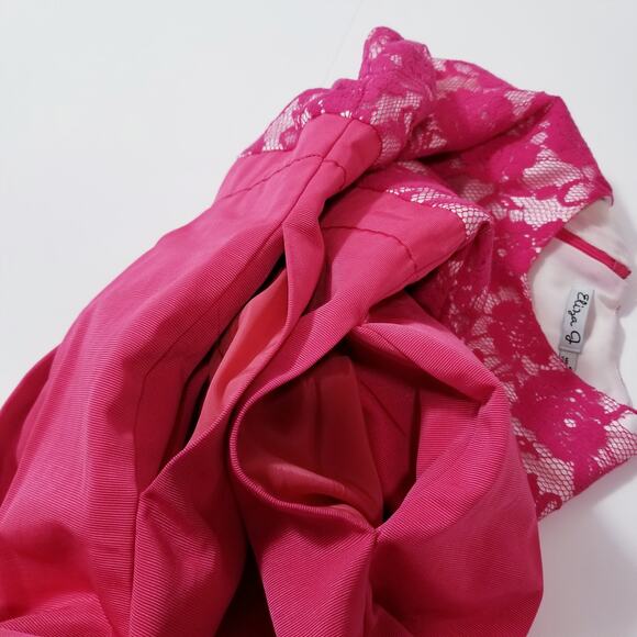 Eliza J Pink Lace A Line Dress - Picture 7 of 12